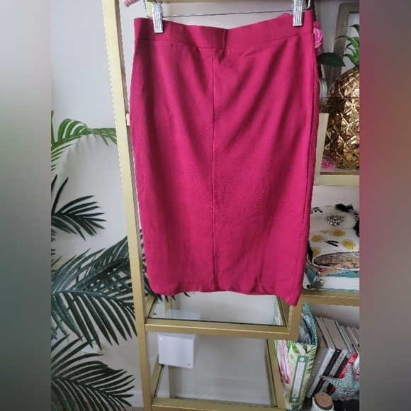 Lulu's Burgundy Wine Red Two Piece Skirt Set - Women's Size Large - Picture 13 of 14